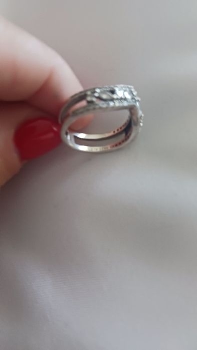 Anel tiara pandora original em prata