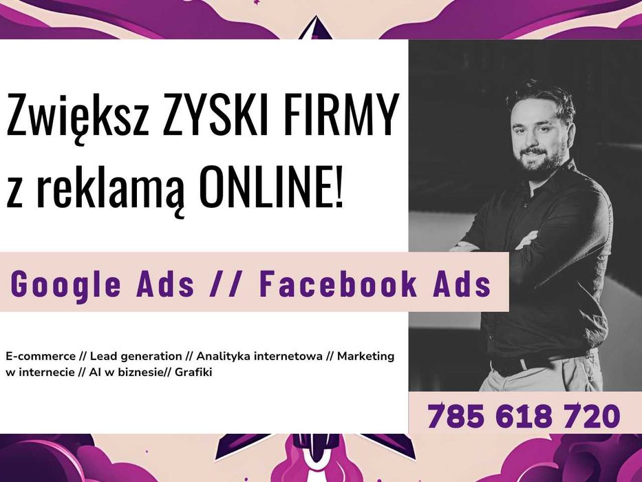 Reklama w internecie / Facebook Ads / Google Ads - Freelancer