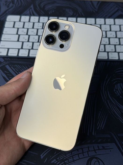 iPhone 13 Pro Max 128 GB Gold ГАРАНТІЯ МАГАЗИН 100% батарея айфон