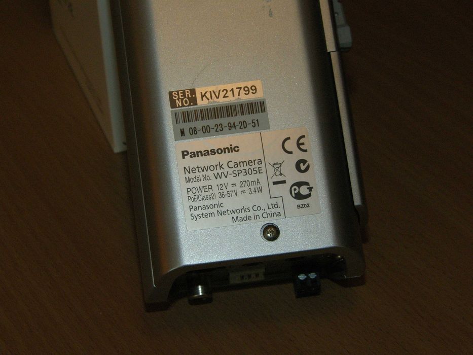 Kamera WVSP305E Panasonic