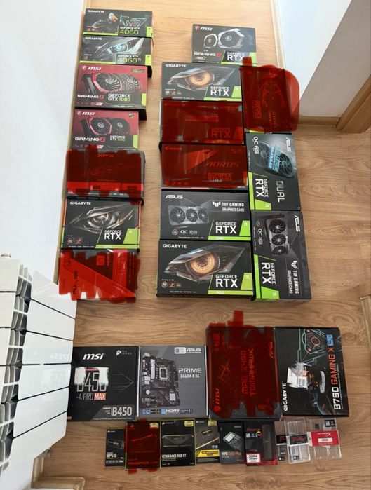 Pudełko po kartach graficznych RTX 2060 3060 3070 4060 GTX RX