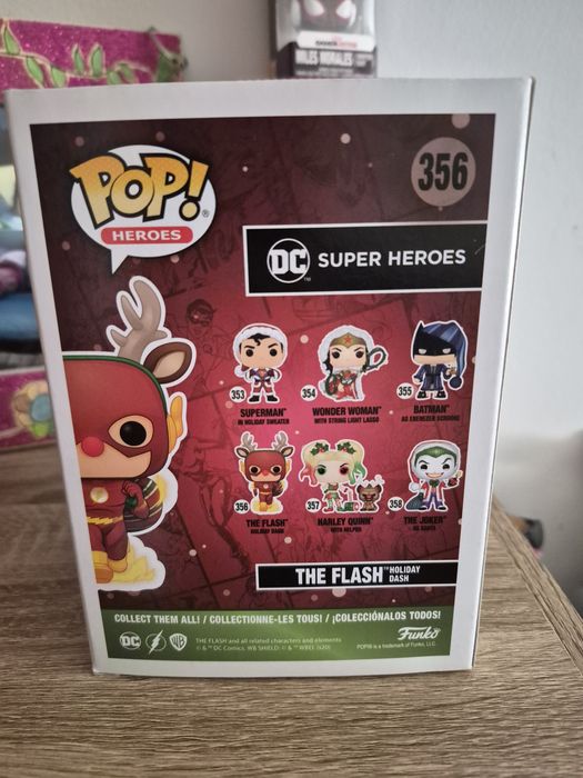 Funko Pop Heroes DC Super Heroes - The Flash Holiday  Dash  356