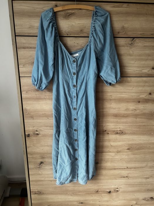 Sukienka Zara jeans jasny roz. S/ dobra s i m