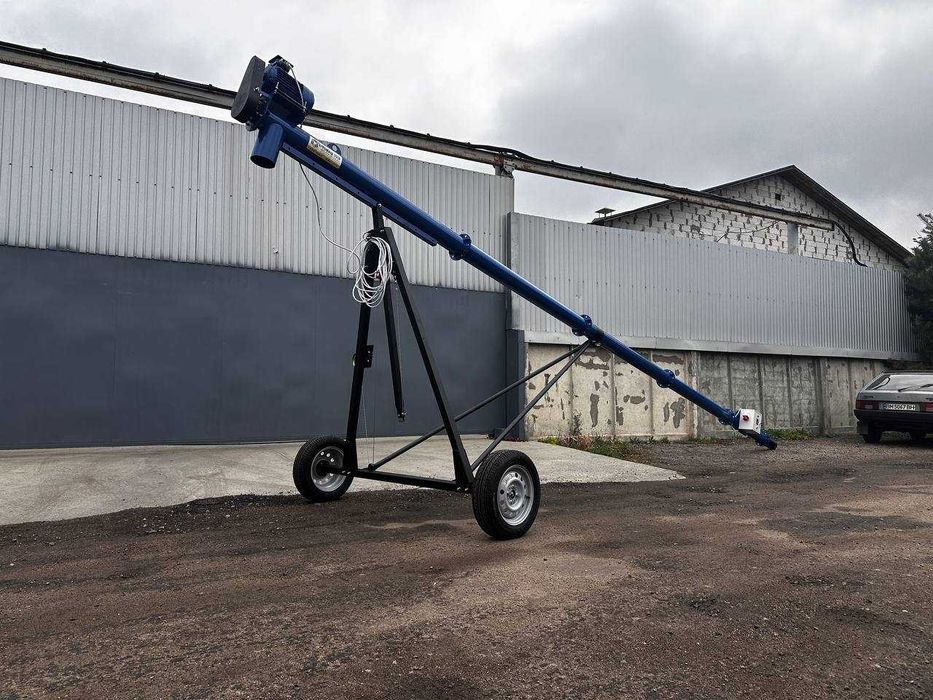 Шнековый погрузчик, протруйник, гвинтовий конвеєр, шнек 133Х5Х380