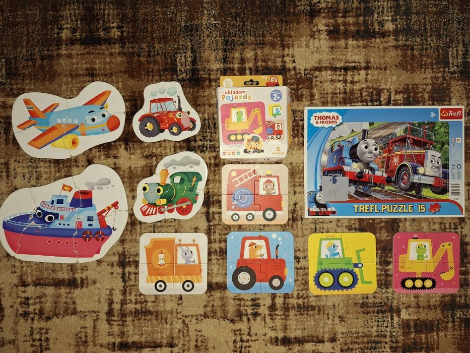 SUPER ZESTAW dla chłopca pojazdy