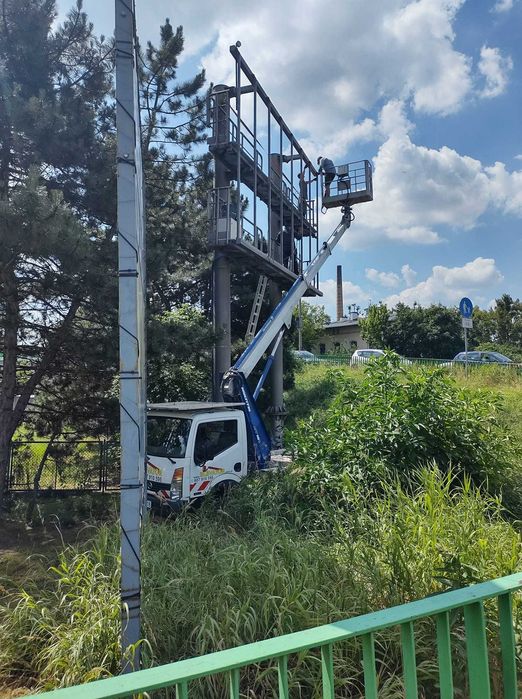 wynajem podnośnika koszowego zwyżka