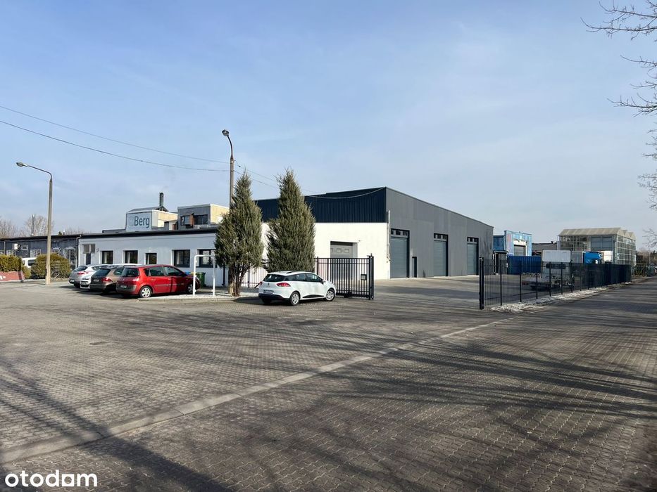 Hala magazynowa z biurem, świetny dojazd, 882 m²