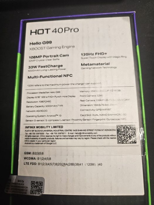 Infinix Hot 40 Pro