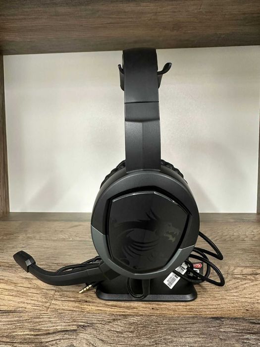 Słuchawki przewodowe MSI GH30 V2 GAMING Headset czarne bdb gwarancja