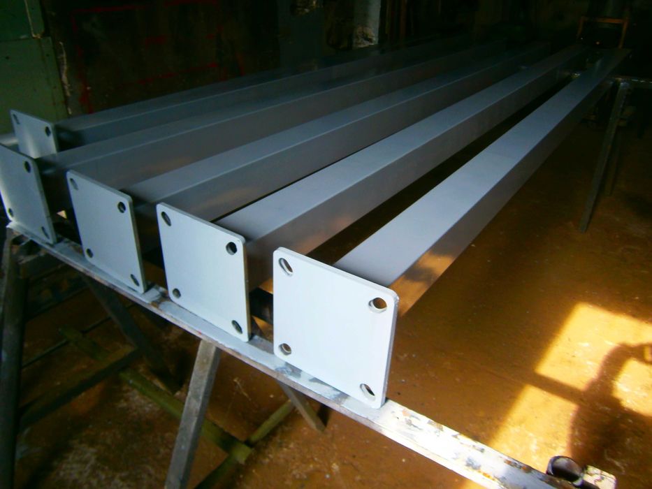 Konstrukcja stalowa -  Wiata  6 x 10 - 6x12 Możliwość innych wymiarów.