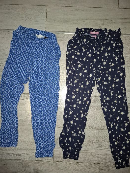 Spodnie dziewczęce bawełna super roz 140