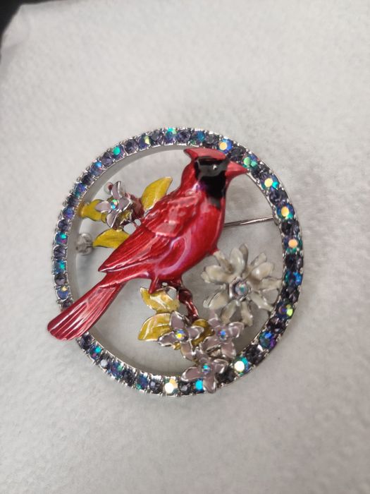 Kirks Folly птичка брошка игрушка