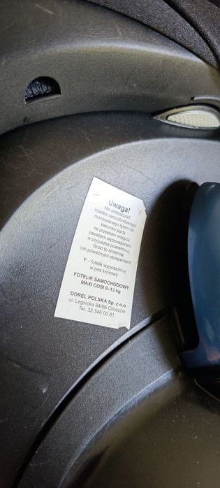 Fotelik z bazą maxi Cosi familyfix 0-13 kg