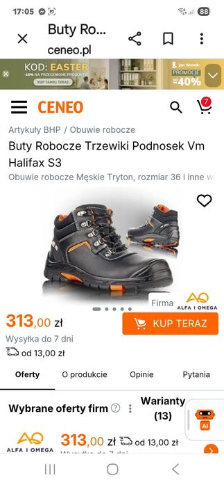 Sprzedam Buty Robocze