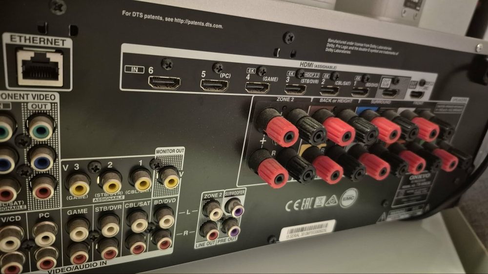 Amplituner Onkyo TX-NR 636 7.2 + zestaw kina Canton M240