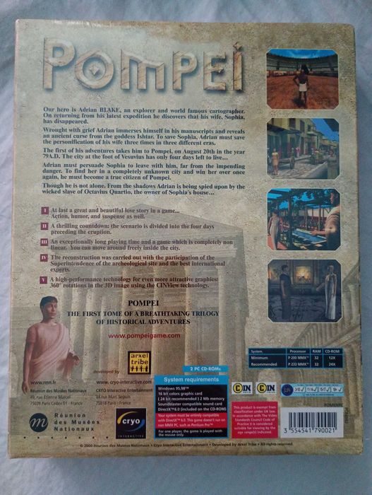 Pompei the Legend of Vesuvius PC Big Box Nowa Folia