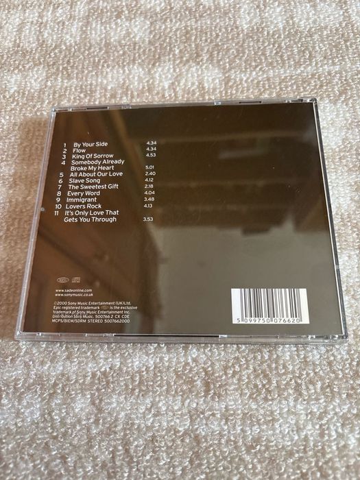 Sade . Lovers Rock CD Original Testado
