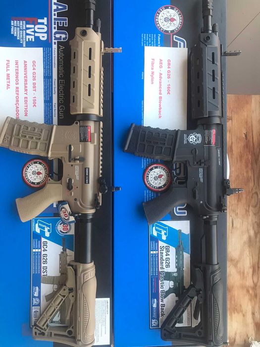 Fuzil Eléctrico Airsoft M4 GC16 RAIDER S G&G + Armalite M15a2 PROMO
