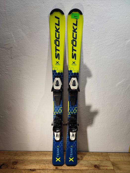 Nr 117 narty dziecięce Stockli X team 110 cm GW