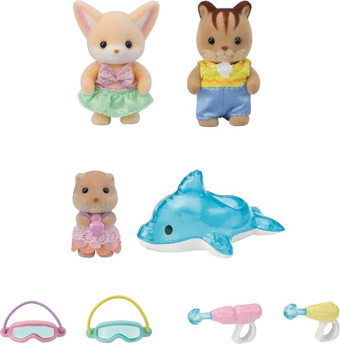 Ігровий набір Sylvanian Families Малюки розваги у басейні (5749) Малыши развлечения в бассейне 5749