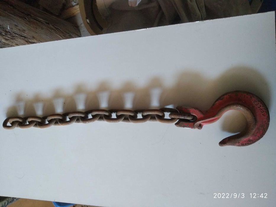 Gancho para grua ou ponte rolante.