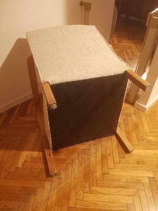 Fotel na sprężynach prl Radomsko