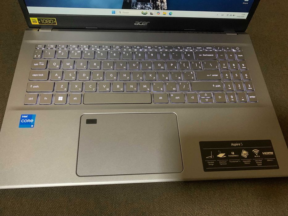 Ноутбук Acer Aspire A515-57/Intel i5-12450H(12ядер)/16GBRAMDDR4/1TBSSD