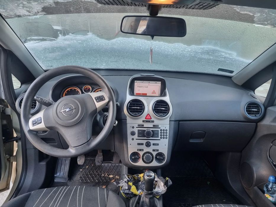 OPEL CORSA D 06-11 r. deska rozdzielcza + pasy lewy i prawy przód + AIRBAG +