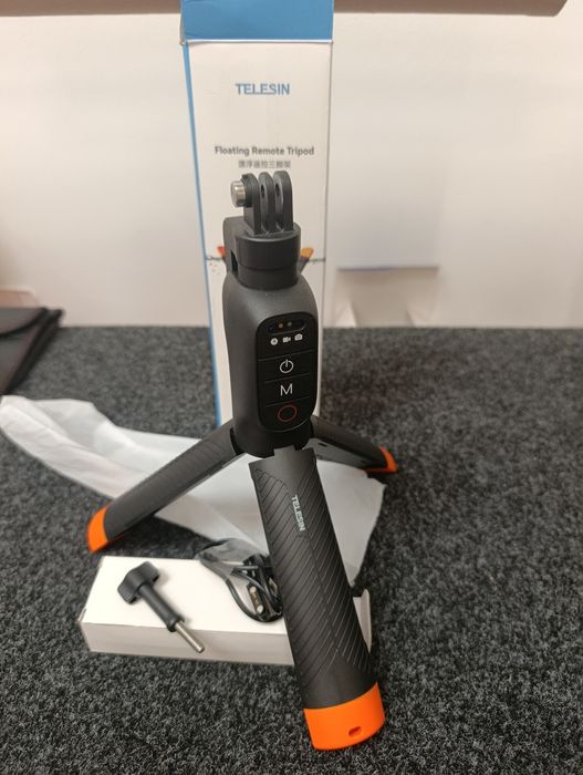 Pływający statyw TELESIN z pilotem Bluetooth (Floating Remote Tripod) / Grip do GoPro / kamer