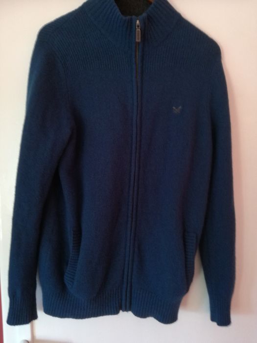 Sweter rozpinany męski  M  Crew