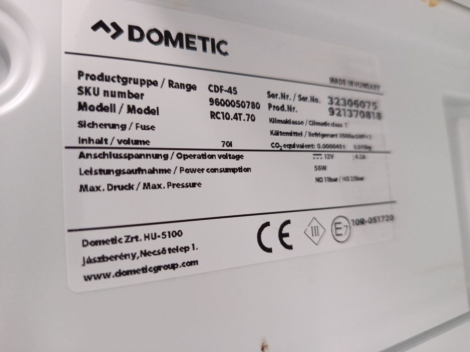 Lodówka do przyczepy kampera  - na części