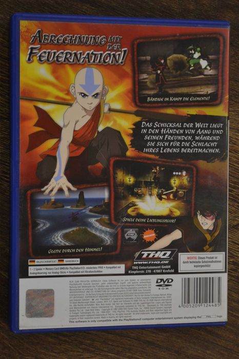 Avatar: Der Herr der Elemente - Der Pfand des Feuers  PS2