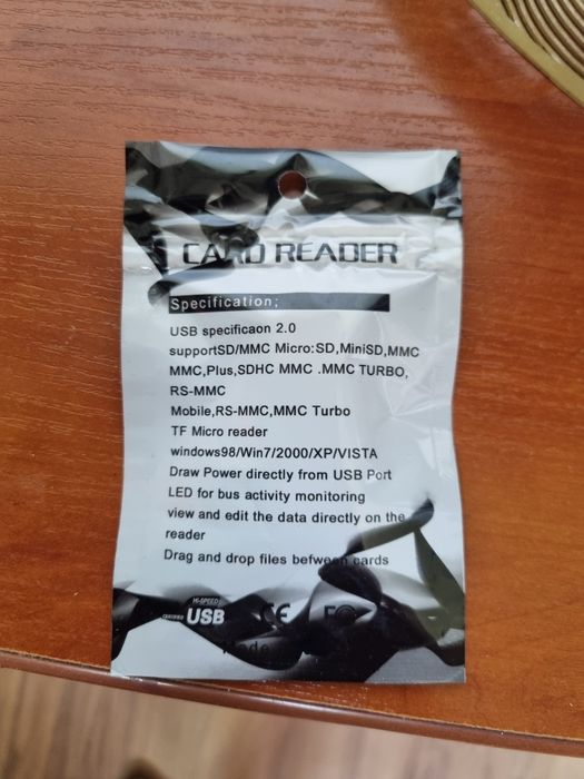 Czytnik kart pamięci SD USB
