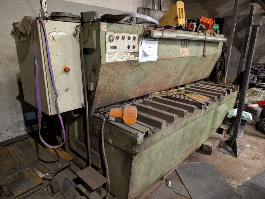 Nożyce gilotynowe gilotyna do blachy