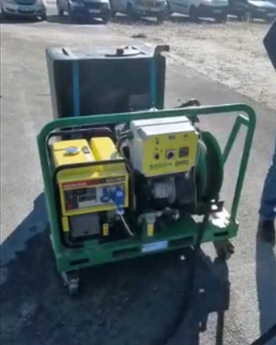 Máquina de monda térmica