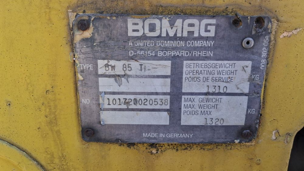 Walec bomag na części