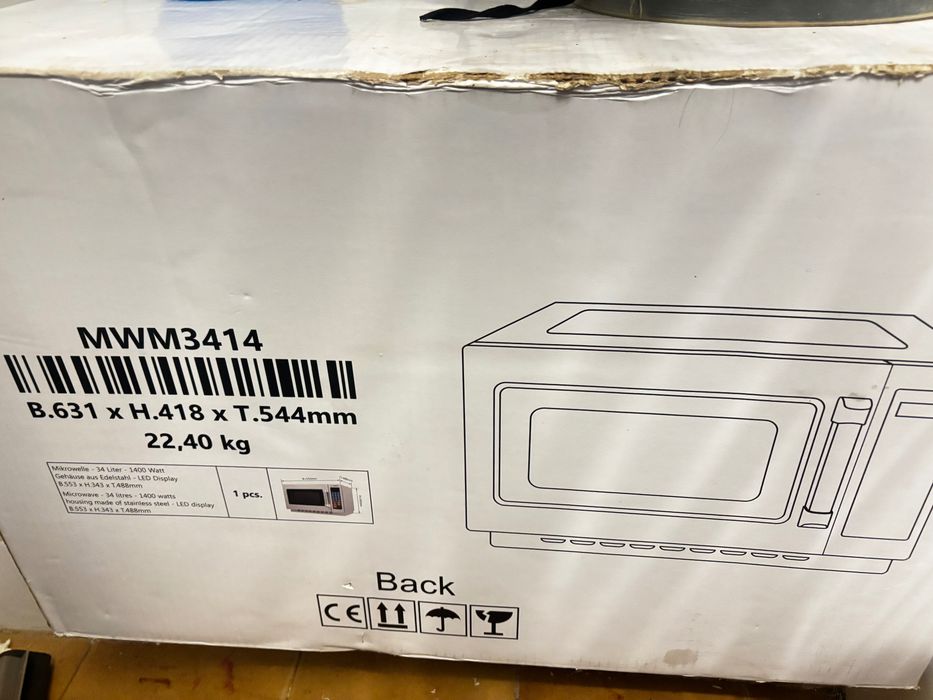 Micro ondas profissional NOVO na caixa