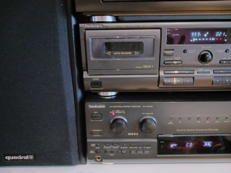 Technics zestaw 4 elementów plus głośniki Quadral