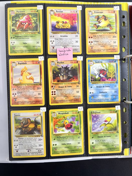 Cartas Pokemon Jungle Pt e Ingles