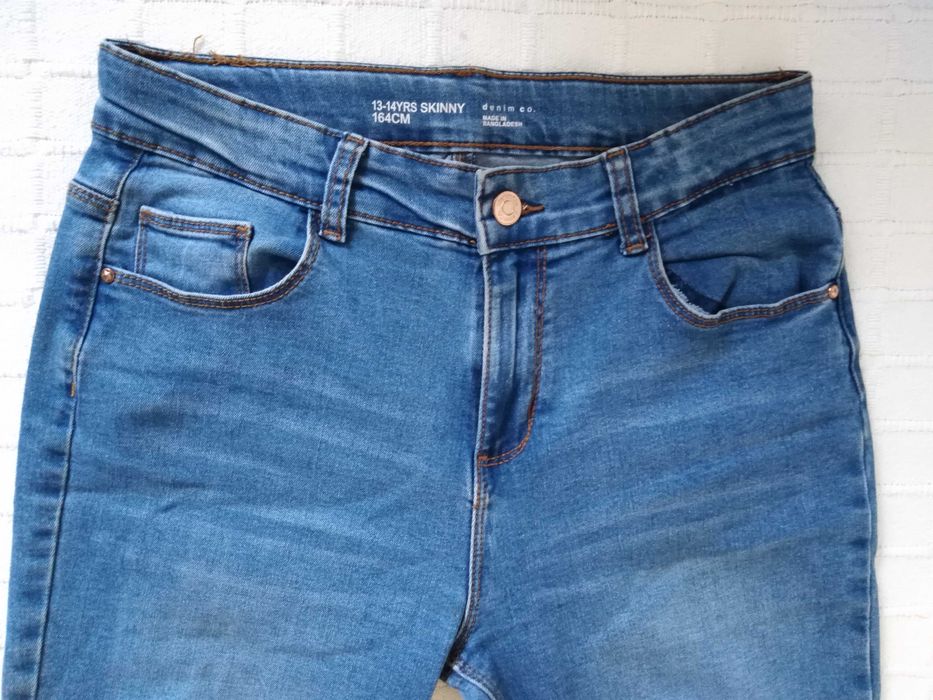 Calças Ganga Azuis Denim Co. 13-14 Anos Skinny 164cm