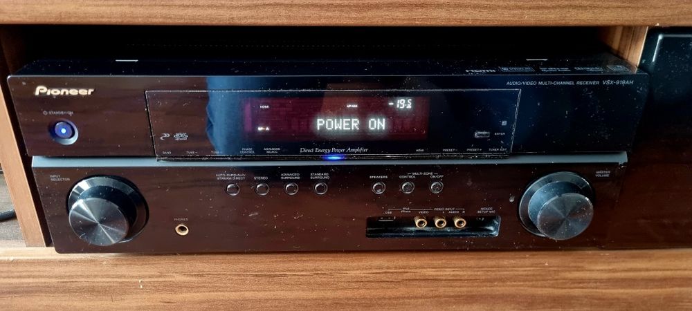 Zestaw stereo wmacniacz Pioneer VSX 919 AH + głośniki B&W DM220