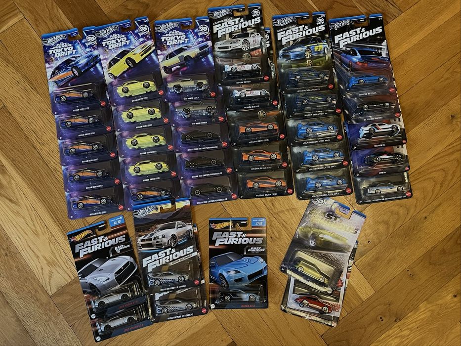 Hot Wheels Fast & Furious Special Series та багато інших