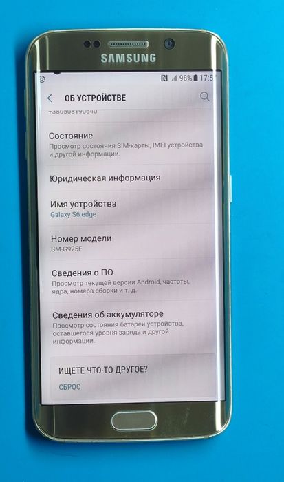 Samsung Galaxy s6 g925f под ремонт или замену платы