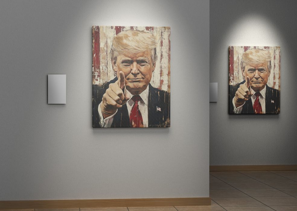Ekskluzywny Portret Donalda Trumpa na Płótnie 60x80 cm