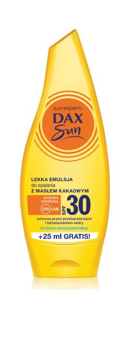 Dax Sun Lekka Emulsja do Opalania SPF30 z Masłem Kakaowym 175ML
