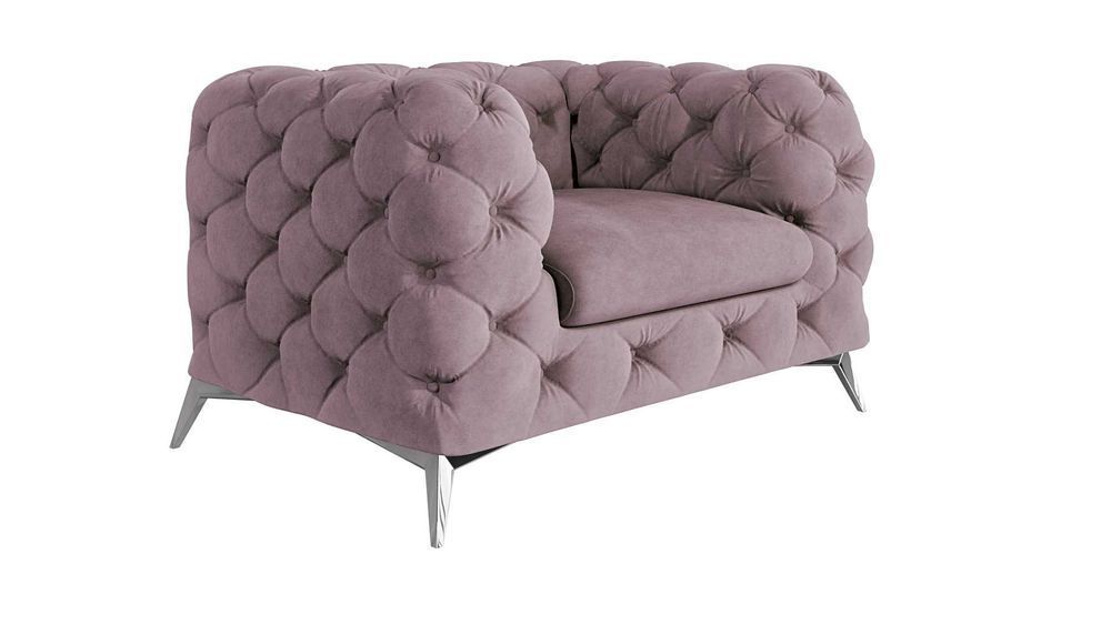 Fotel pikowany TEO HIGH glamour tk. Riviera 62