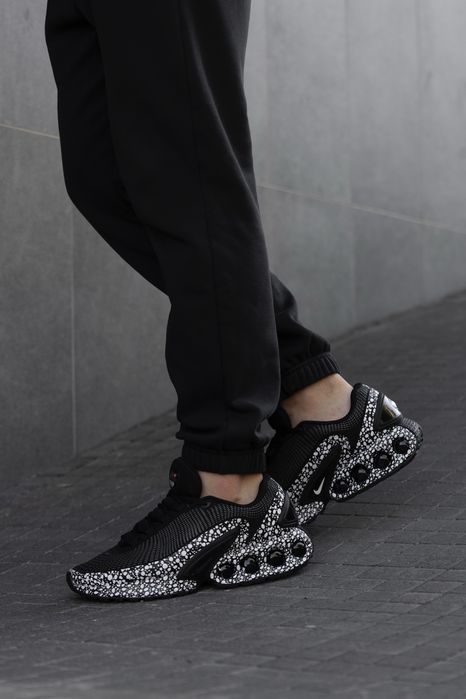 НАЙКРАЩА ЯКІСТЬ‼️Nike Air Max DN Black Safari (Чорно-Білі),найк дн,саф