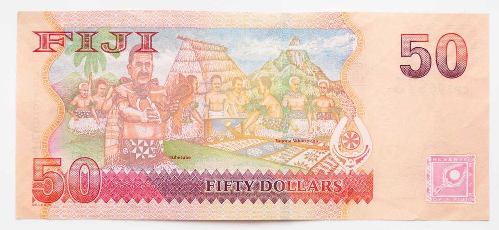 Banknot Fidżi 50 dolarów 2007 P.113