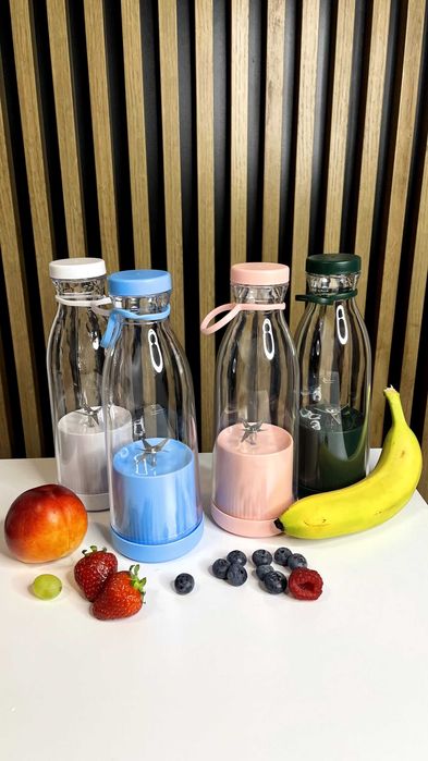 Przenośny blender w butelce – świeże koktajle zawsze pod ręką!