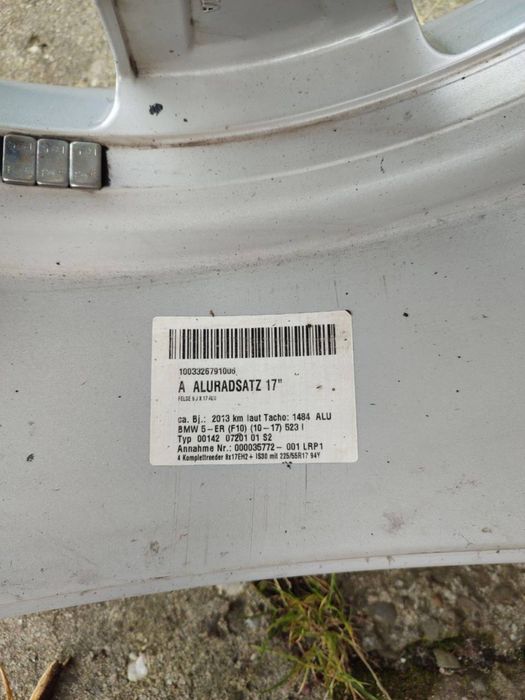 Продам диски тітани, разом з резиною 225/45 R17